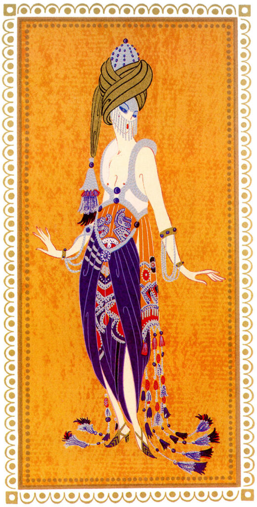 Sheerazade, A Thousand and One Nights - Erté Tablo