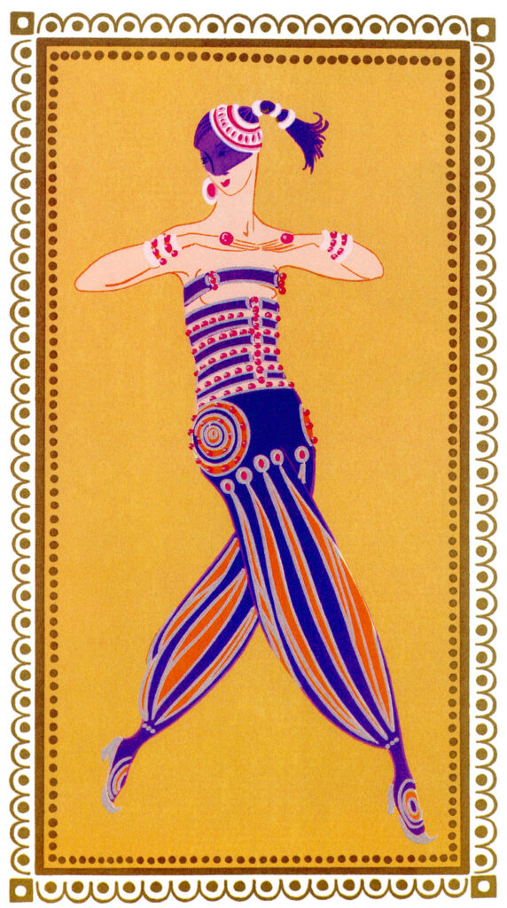 Sheerazade, Almee - Erté Tablo