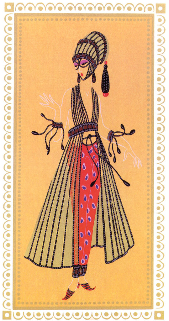 Sheerazade, Calyph's Favorite - Erté Tablo