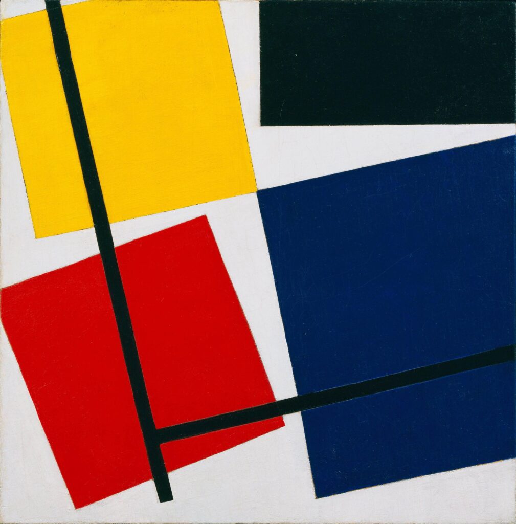 Simultaneous Counter Composition. (1930) - Theo van Doesburg Tablo