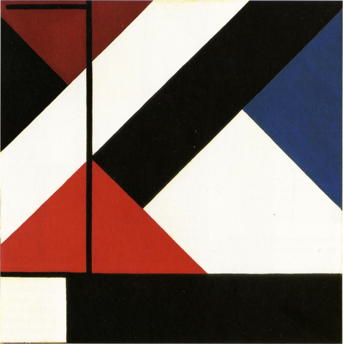 Simultaneous Counter composition - Theo van Doesburg Tablo kanvas tablo
