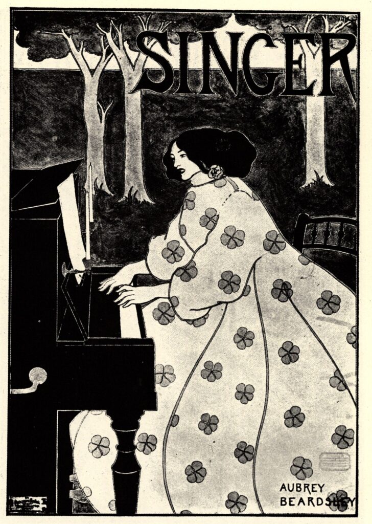 Singer - Aubrey Beardsley Tablo