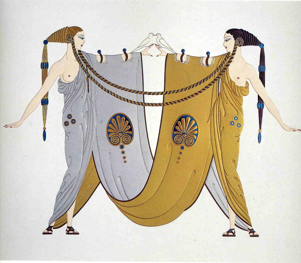Sisters - Erté Tablo