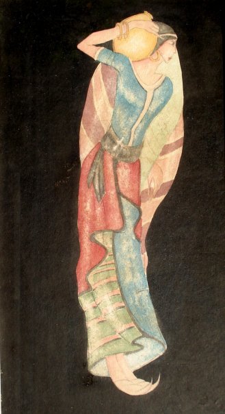 Sketch for Bombay (1932) – Petre Otskheli Tablo