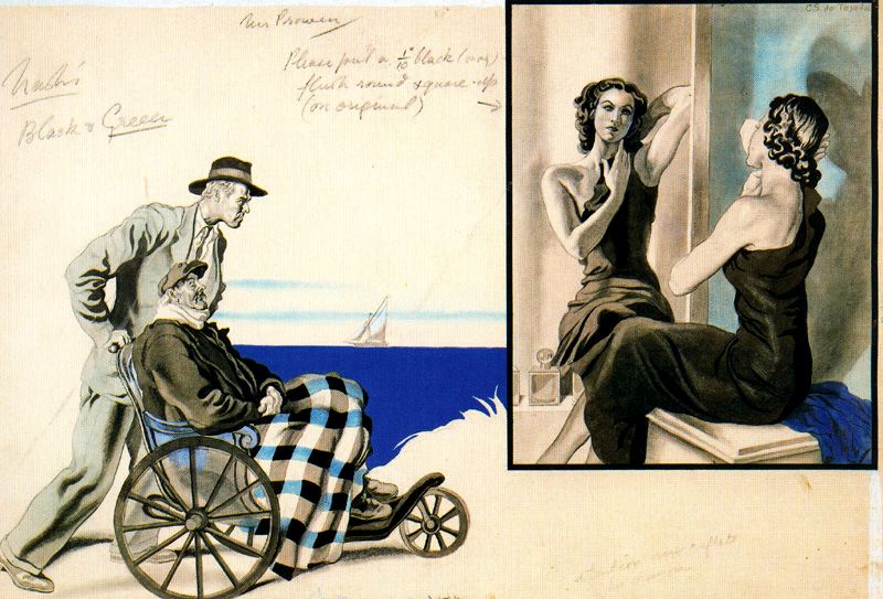 Sketch for Ladies home journal – Carlos Sáenz de Tejada Tablo