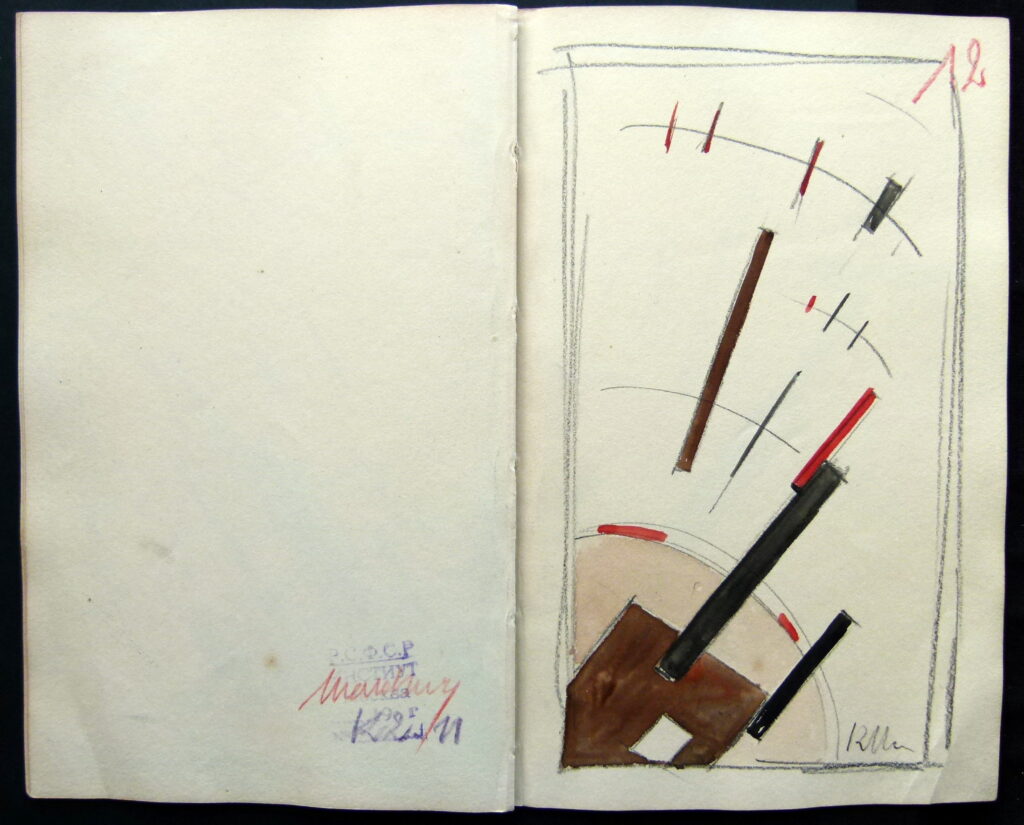 Sketchbook (1916) - Kazimir Malevich Tablo