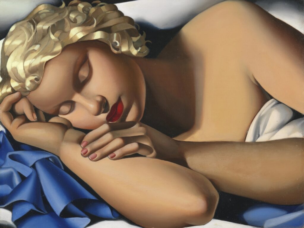 Sleeping Woman (Kizette) (1935) - Tamara de Lempicka Tablo