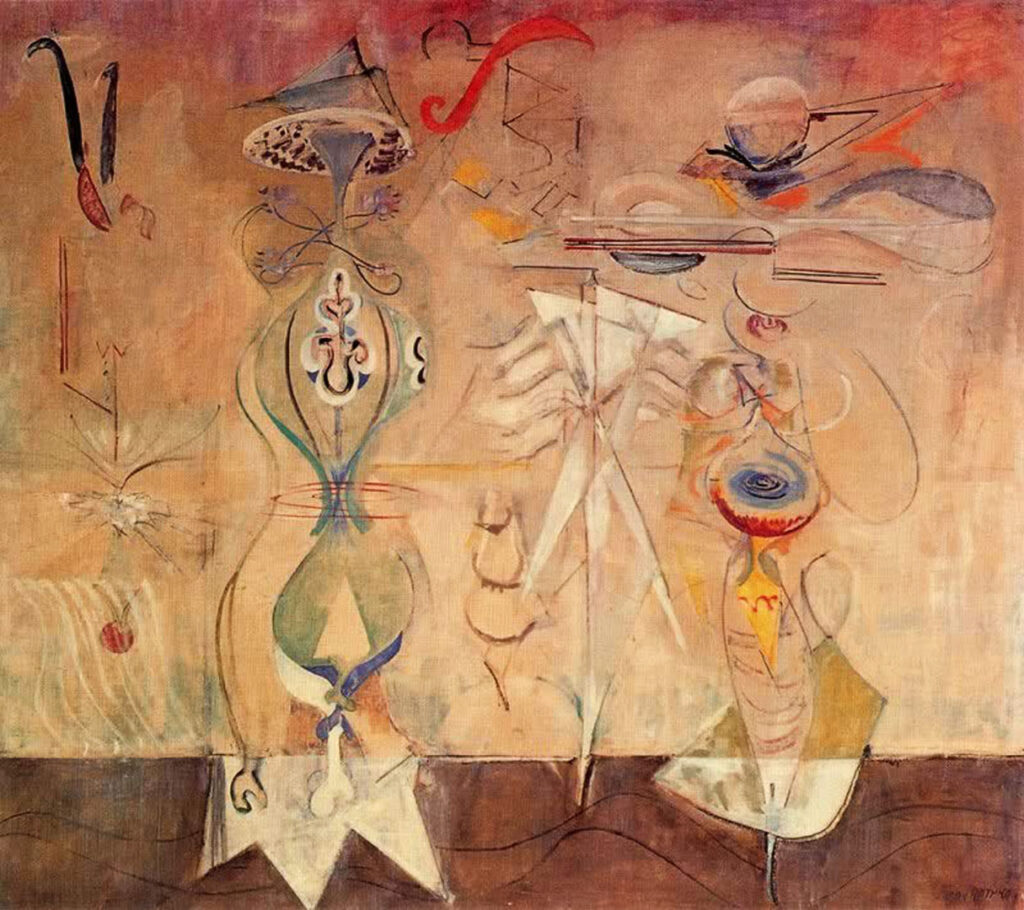 Slow Swirl at the Edge of the Sea (1944) - Mark Rothko Tablo