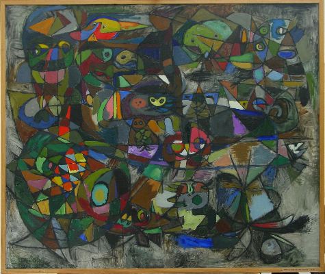 Småting (1940) – Asger Jorn Tablo