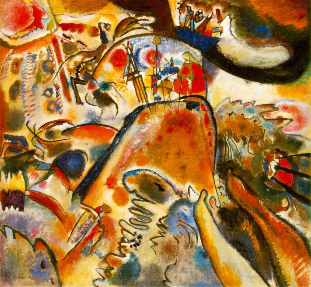 Small Pleasures (1913) – Wassily Kandinsky Tablo