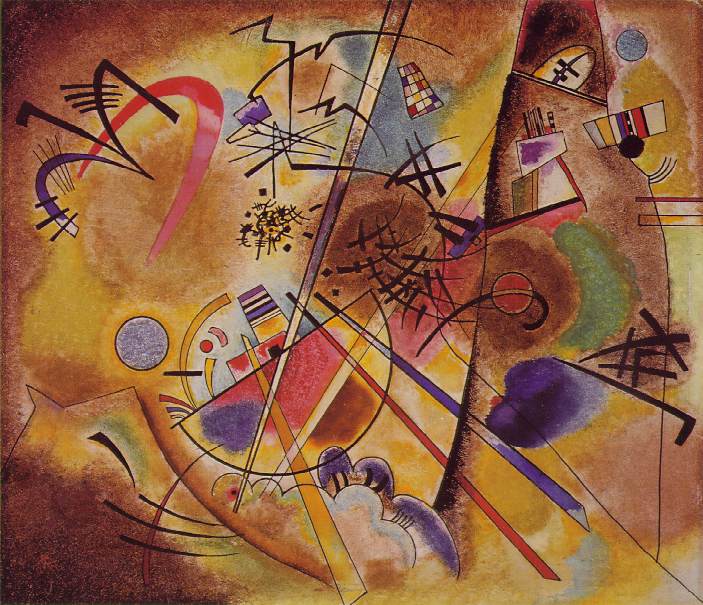 Small dream in red (1925) – Wassily Kandinsky Tablo