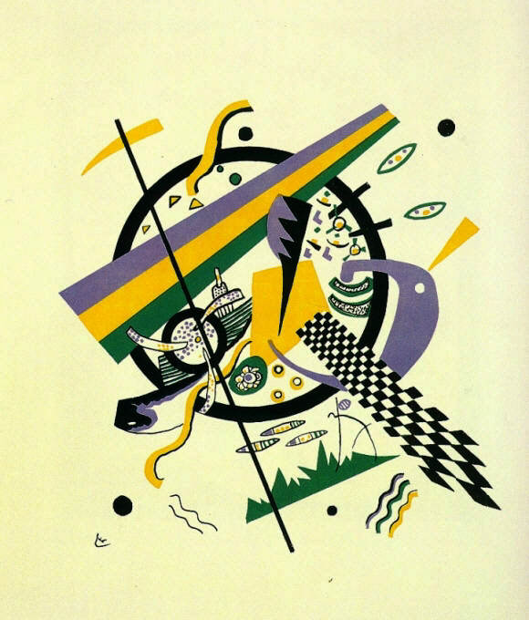 Small worlds IV (1922) – Wassily Kandinsky Tablo
