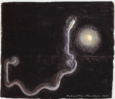 Snake and Moon (1938) – Morris Graves Tablo