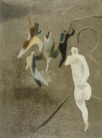 Soccer Field (1934) – Willi Baumeister Tablo