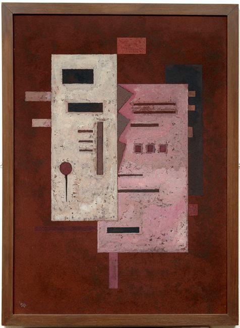 Soft roughness (1933) – Wassily Kandinsky Tablo