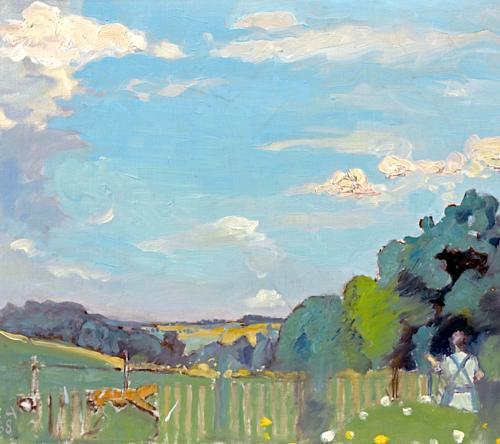 Sommerlandschaft (1938) – Cuno Amiet Tablo