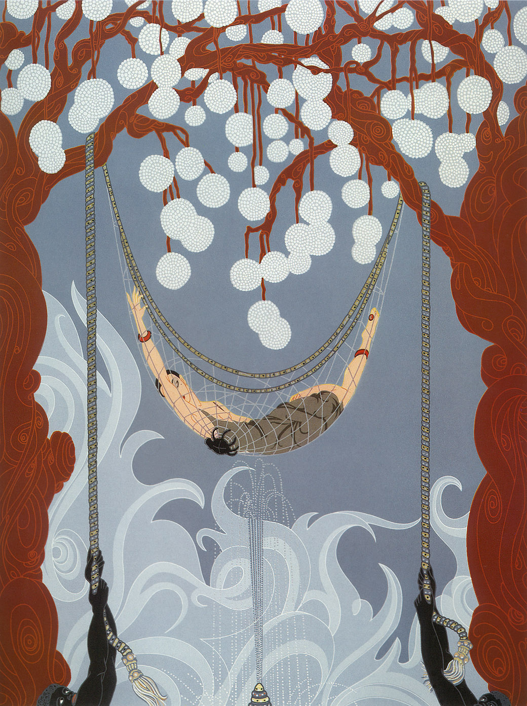 Spider Web - Erté Tablo kanvas tablo