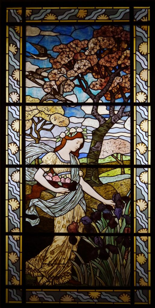 Spring (1894) - Eugène Grasset Tablo