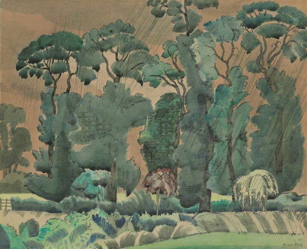 Spring Landscape (1914) - Paul Nash Tablo