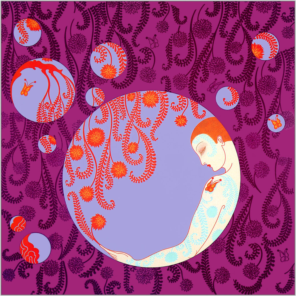Spring Shadows - Erté Tablo