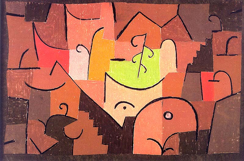 Stage Landscape (1922) – Paul Klee Tablo