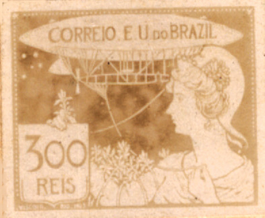 Stamp The Aeronautics (1903) – Eliseu Visconti Tablo