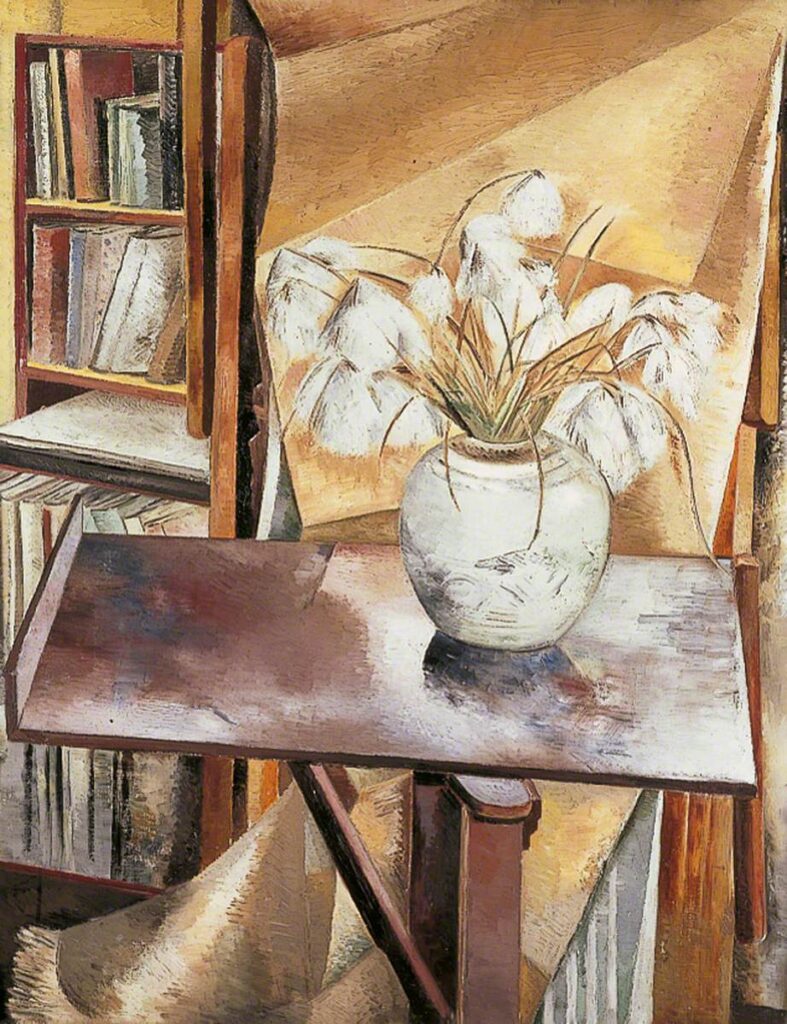 Still Life with Bog Cotton (1927) - Paul Nash Tablo