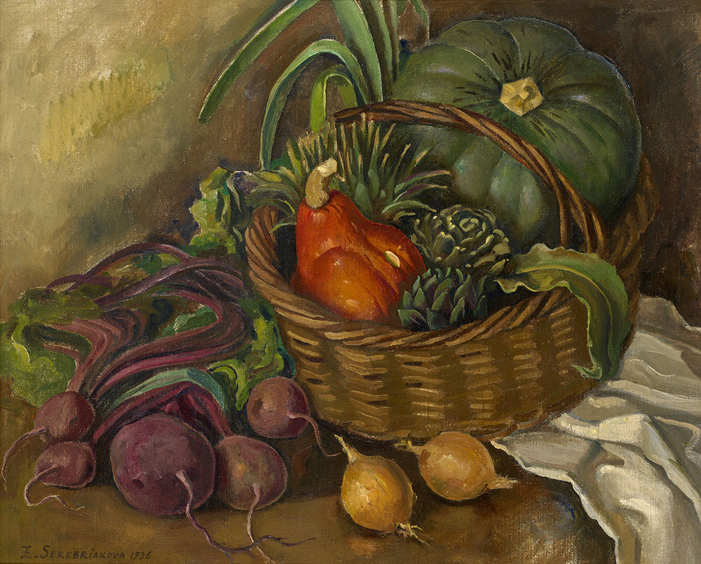 Still Life with Vegetables (1936) – Zinaida Serebriakova Tablo