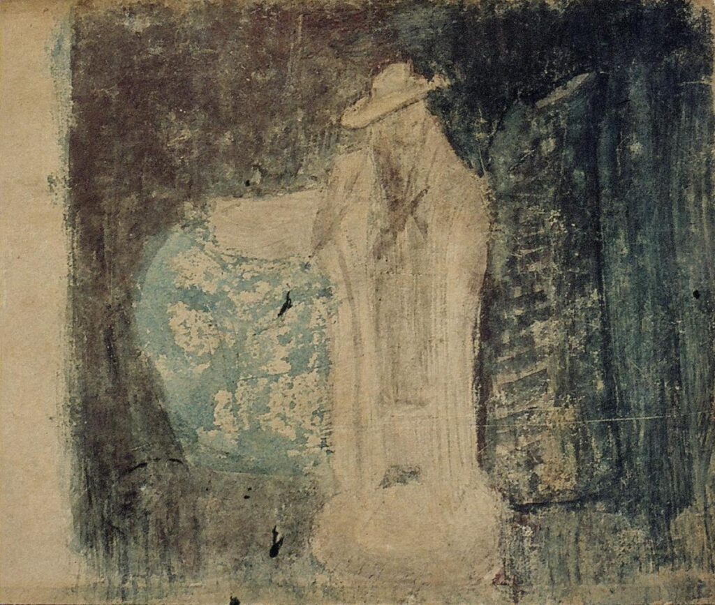 Still Life with statue, vase and jar (1920) – Theo van Doesburg Tablo