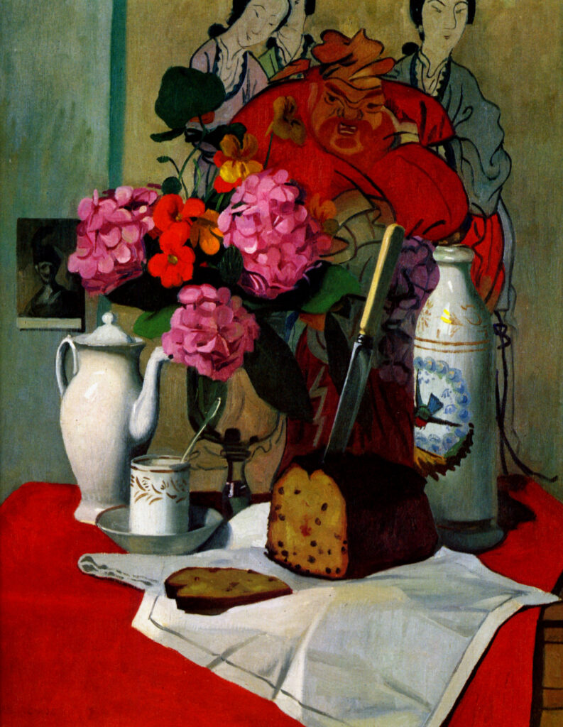 Still life in Chinese painting (1925) - Félix Vallotton Tablo
