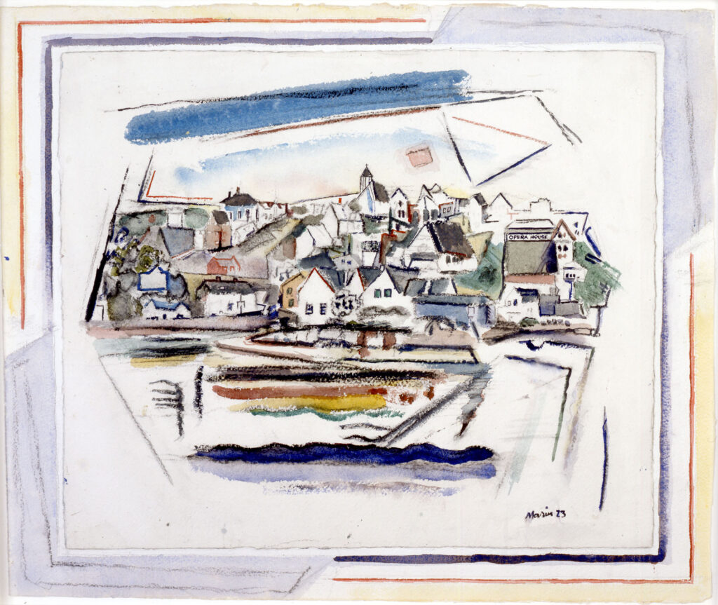 Stonington Maine (1923) - John Marin Tablo