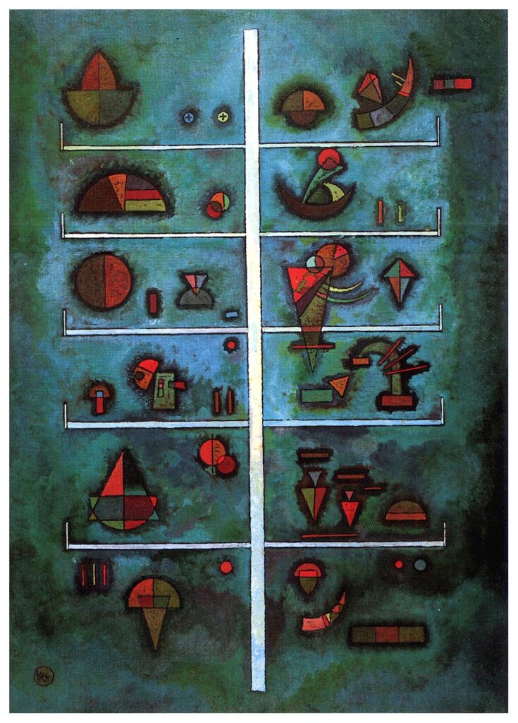 Storeys (1929) - Wassily Kandinsky Tablo