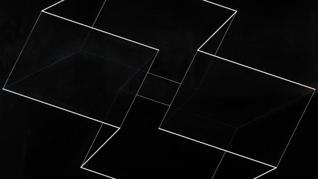 Structural Constellation. Alpha (1954) - Josef Albers Tablo