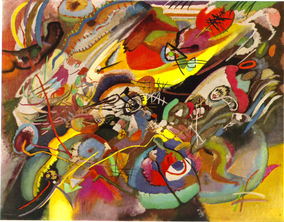 Study for Composition VII (1913) – Wassily Kandinsky Tablo