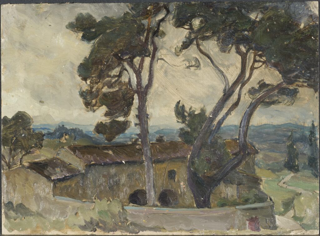 Study from Spoleto, Italy (1922) - Anna Katarina Boberg Tablo
