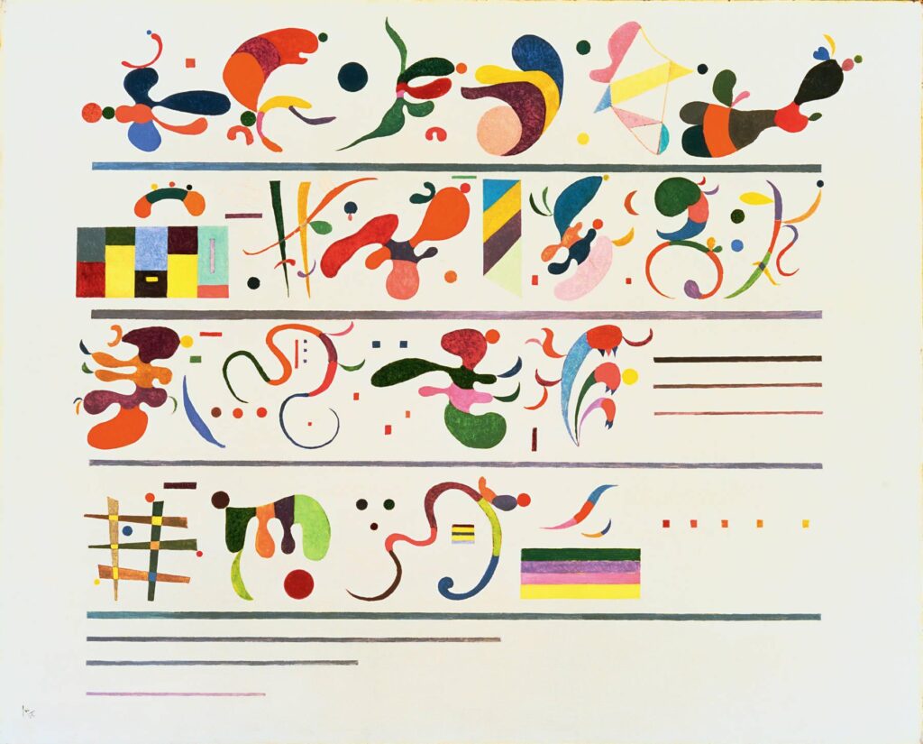 Succession (1935) - Wassily Kandinsky Tablo