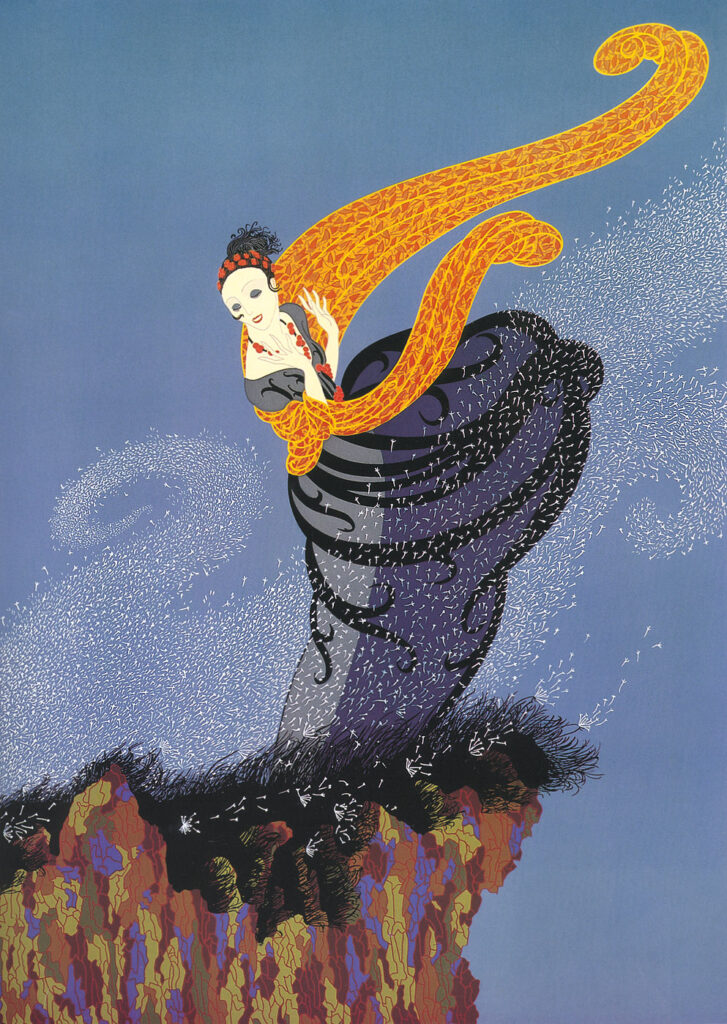 Summer Breeze - Erté Tablo