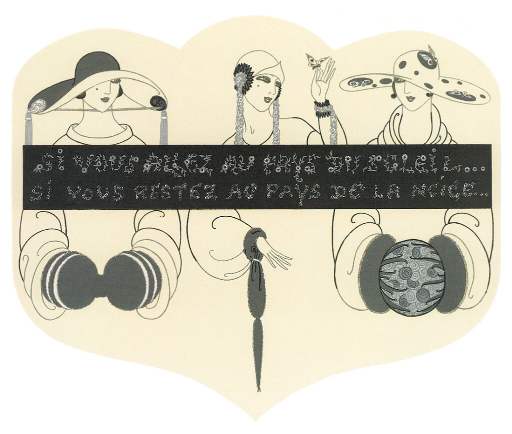 Summer and Winter - Erté Tablo
