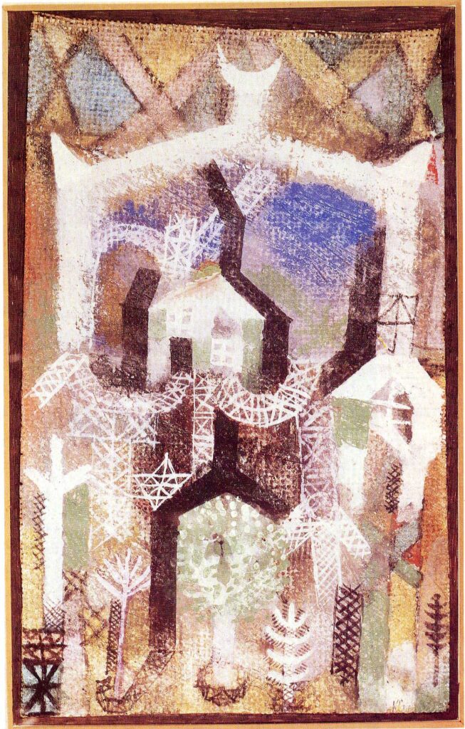 Summer houses (1919) - Paul Klee Tablo