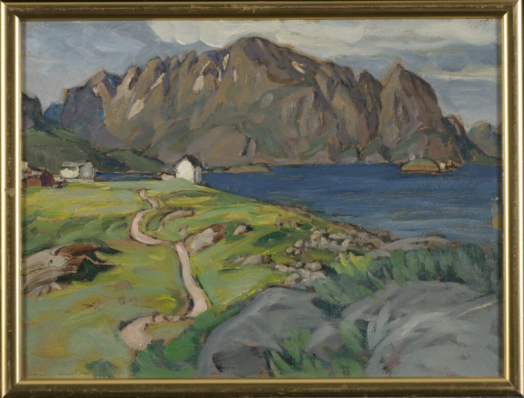 Summer, Store Molla. Study from Lofoten - Anna Katarina Boberg Tablo