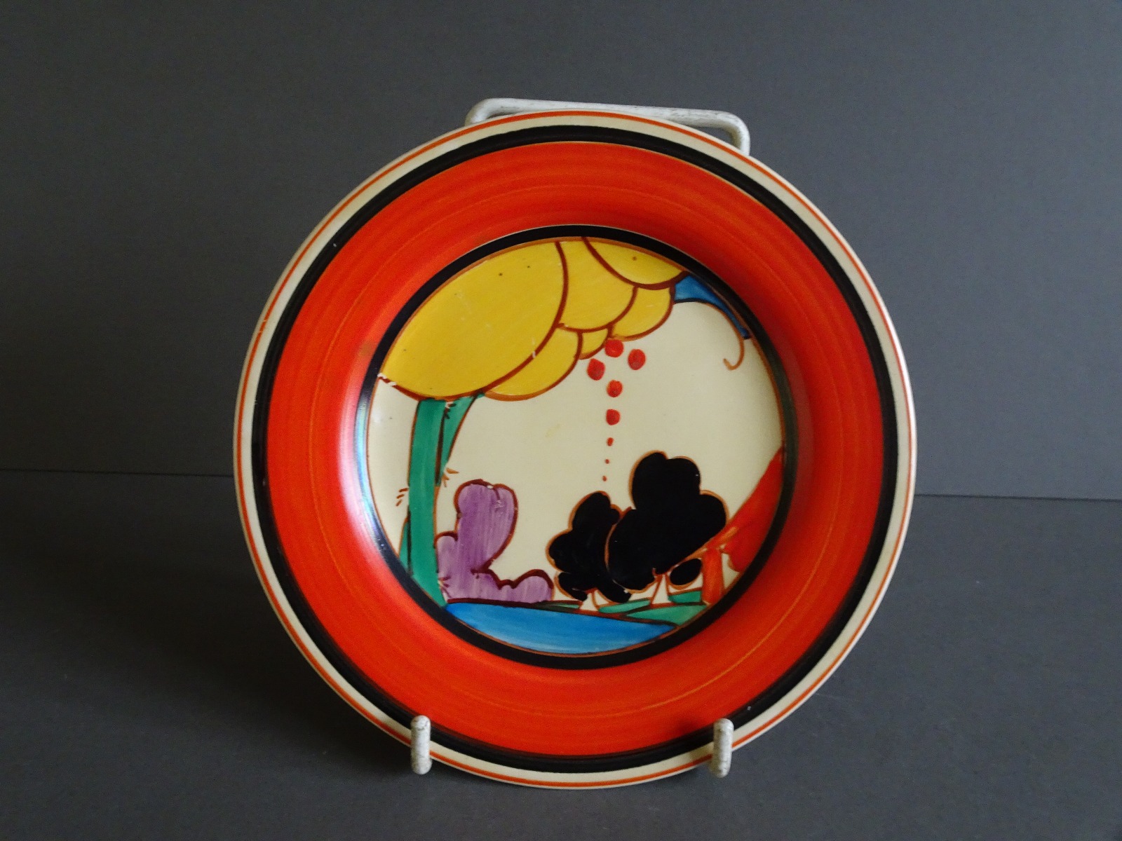 Summerhouse Pattern Plate - Clarice Cliff Tablo kanvas tablo