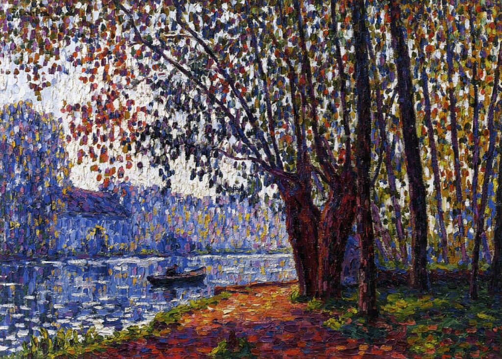 Sunlight on the Banks of the Loing (1908) - Francis Picabia Tablo