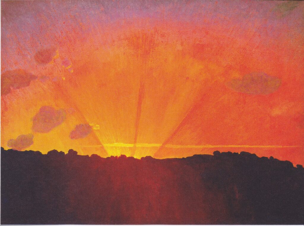 Sunset (1900) - Félix Vallotton Tablo