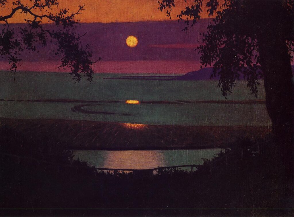 Sunset (1918) – Félix Vallotton Tablo