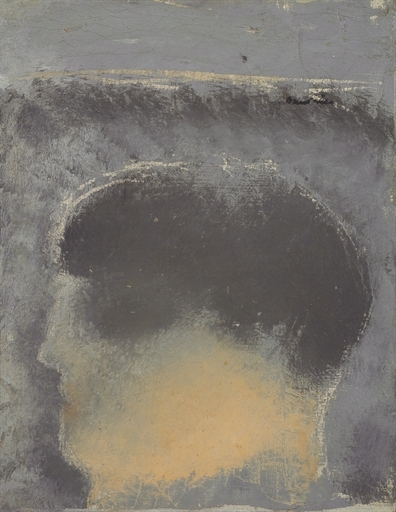 Tête de profil – Jean Fautrier Tablo