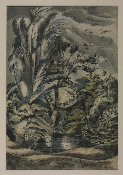 Tench Pond in a Gale (1921) – Paul Nash Tablo
