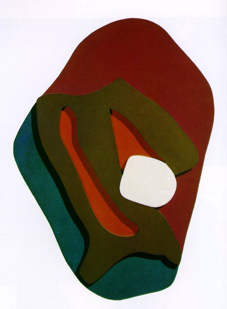 Terrestrial Forest Form (1917) - Jean Arp Tablo
