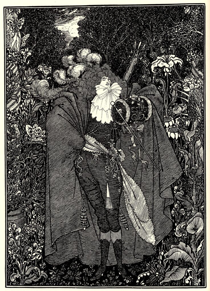 The Abbe Fanfreluche (1895) - Aubrey Beardsley Tablo
