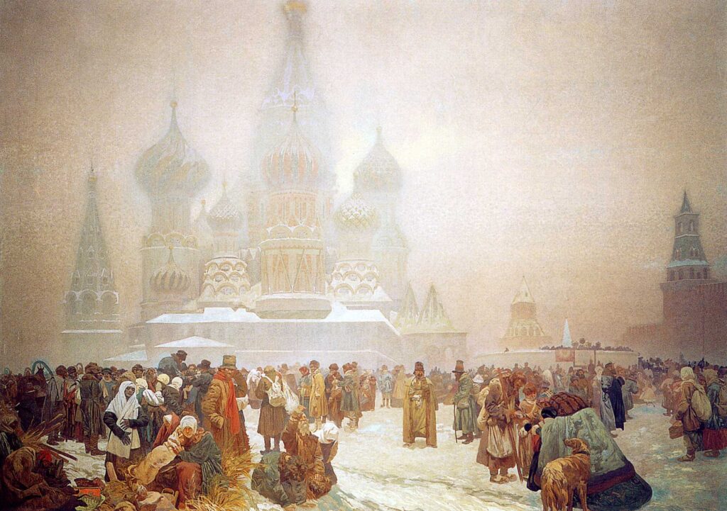 The Abolition of Serfdom in Russia (1914) - Alphonse Mucha Tablo