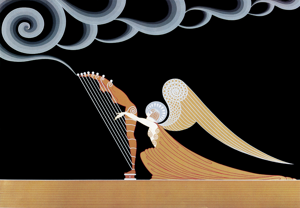 The Angel – Erté Tablo
